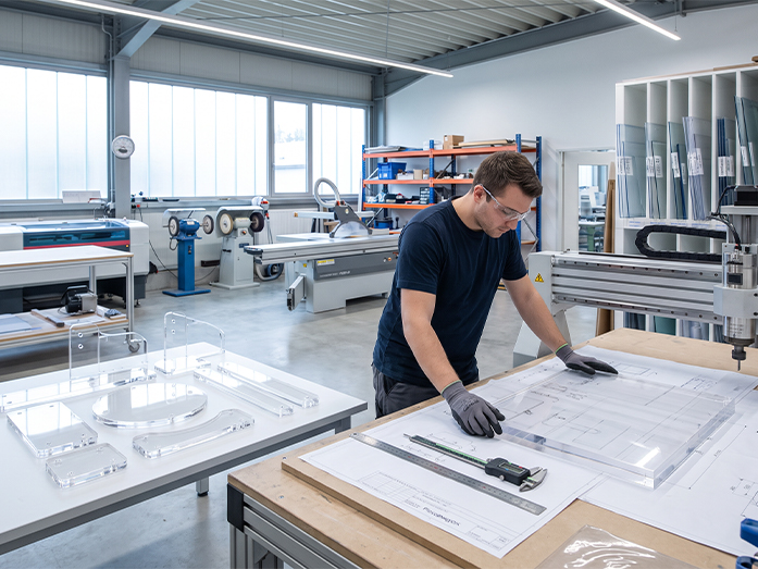 Atelier de Découpe Plexiglass Maroc et fabrication de pièces PMMA sur mesure